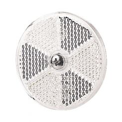 Hella Retro Reflector White 60mm Dia Centre Fixing Screw