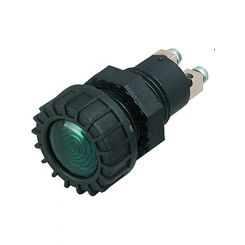Hella Pilot Lamp Green 12V Heavy Duty Indicator Lamps Suit 17mm Opening
