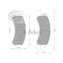 Bosch Brake Pad Front Set