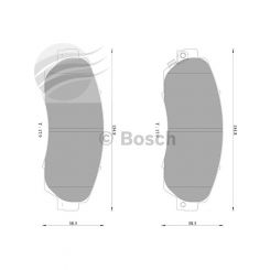 Bosch Brake Pad Front Set