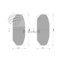 Bosch Brake Pad Front Set