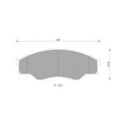 Bosch Brake Pad Front Set