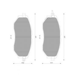 Bosch Brake Pad Front Set