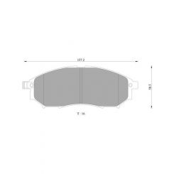 Bosch Brake Pad Front Set