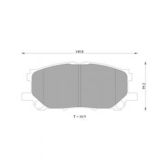 Bosch Brake Pad Front Set