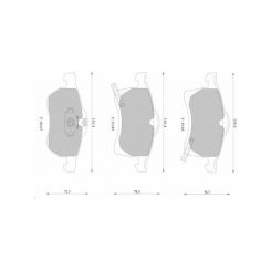 Bosch Brake Pad Front Set