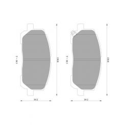 Bosch Brake Pad Front Set