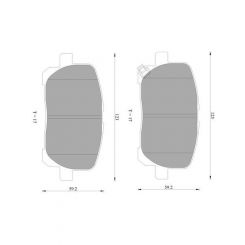 Bosch Brake Pad Front Set