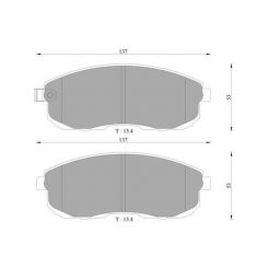 Bosch Brake Pad Front Set