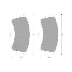 Bosch Brake Pad Front Set