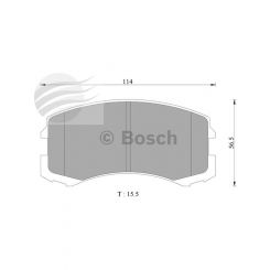 Bosch Brake Pad Front Set