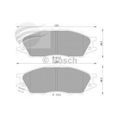Bosch Brake Pad Front Set