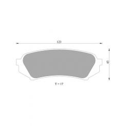 Bosch Brake Pad Rear Set