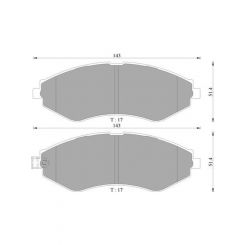 Bosch Brake Pad Front Set