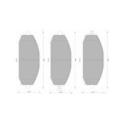 Bosch Brake Pad Front Set