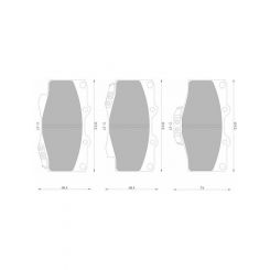 Bosch Brake Pad Front Set