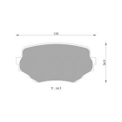 Bosch Brake Pad Front Set