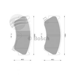 Bosch Brake Pad Front Set