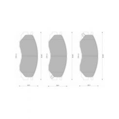 Bosch Brake Pad Front Set