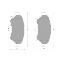 Bosch Brake Pad Front Set