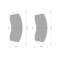 Bosch Brake Pad Front Set