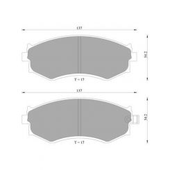 Bosch Brake Pad Front