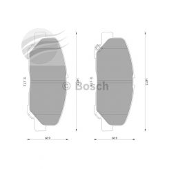 Bosch Brake Pad Front Set