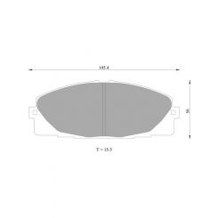 Bosch Brake Pad Front Set