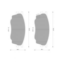 Bosch Brake Pad Front Set