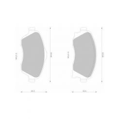 Bosch Brake Pad Front Set