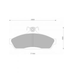 Bosch Brake Pad Front Set