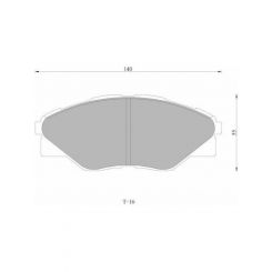 Bosch Brake Pad Front Set