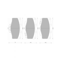 Bosch Brake Pad Front Set