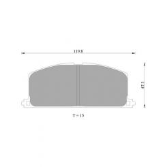 Bosch Brake Pad Front Set