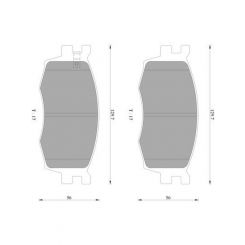 Bosch Brake Pad Front Set