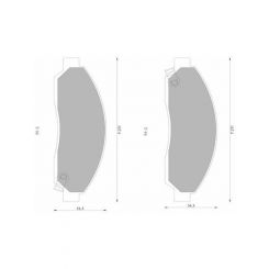 Bosch Brake Pad Front Set