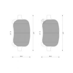 Bosch Brake Pad Front Set