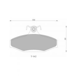 Bosch Brake Pad Rear Set