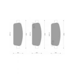 Bosch Brake Pad Rear Set
