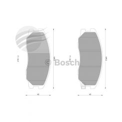 Bosch Brake Pad Front Set