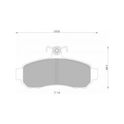Bosch Brake Pad Front Set