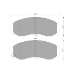 Bosch Brake Pad Front Set