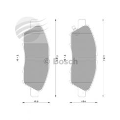 Bosch Brake Pad Front Set