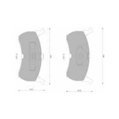 Bosch Brake Pad Front Set