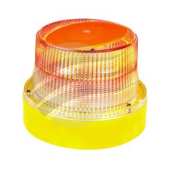 Hella Beacon E LED Optiray Amber 12-30Vdc E LED Direct Mount