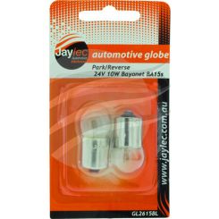 Jaylec Pack 2 Bayonet Globe Ba15S 24V 10W Ba15S-R10W Base Blister Pk