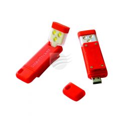 Smartflare Swivelclip LED Torch Flood Beam USB Recharge Li-Ion Batt