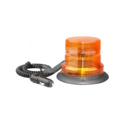 Autolamps LED Amber Strobe Beacon 10-30V Magnetic Mount 3.6M Cord w/Pl