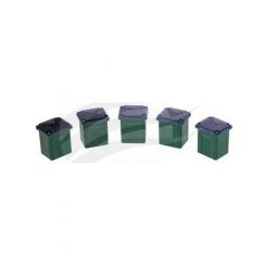 Jaylec Pack 5 Female Fusible Link Low Profile - J Type 40Amp Green