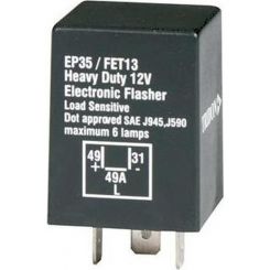 Tridon Flasher Unit 12V 3Pin Outage Boxed [ref Narva 68236BL]